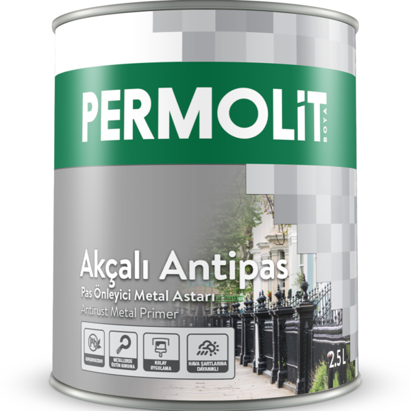 Akçalı Antipas Pas Önleyici Metal Astarı