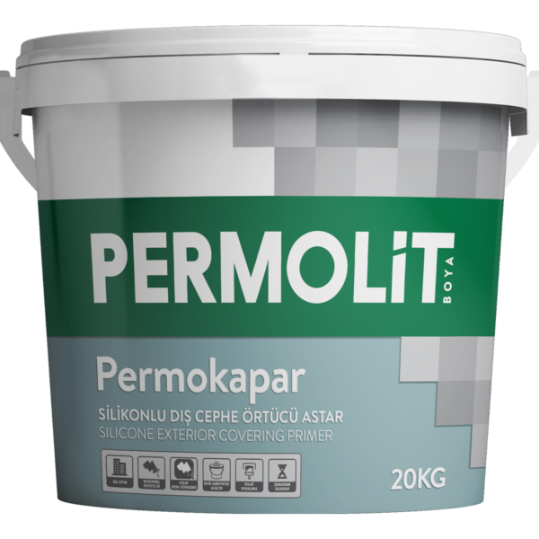 Permokapar Silikonlu Dış Cephe Örtücü Astar