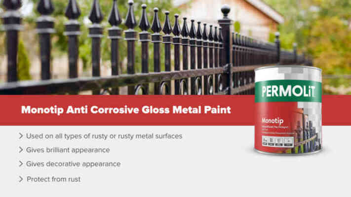 Monotip Anti Corrosive Gloss Metal Paint product features