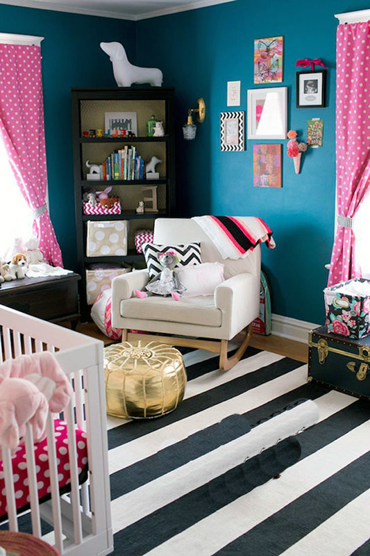 Kız çocuk odası boya modelleri kız bebek odası renk uyumu