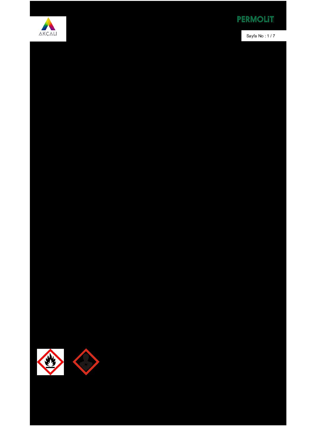 GBF – MSDS Permolit Vernikli Ahşap Koruyucu