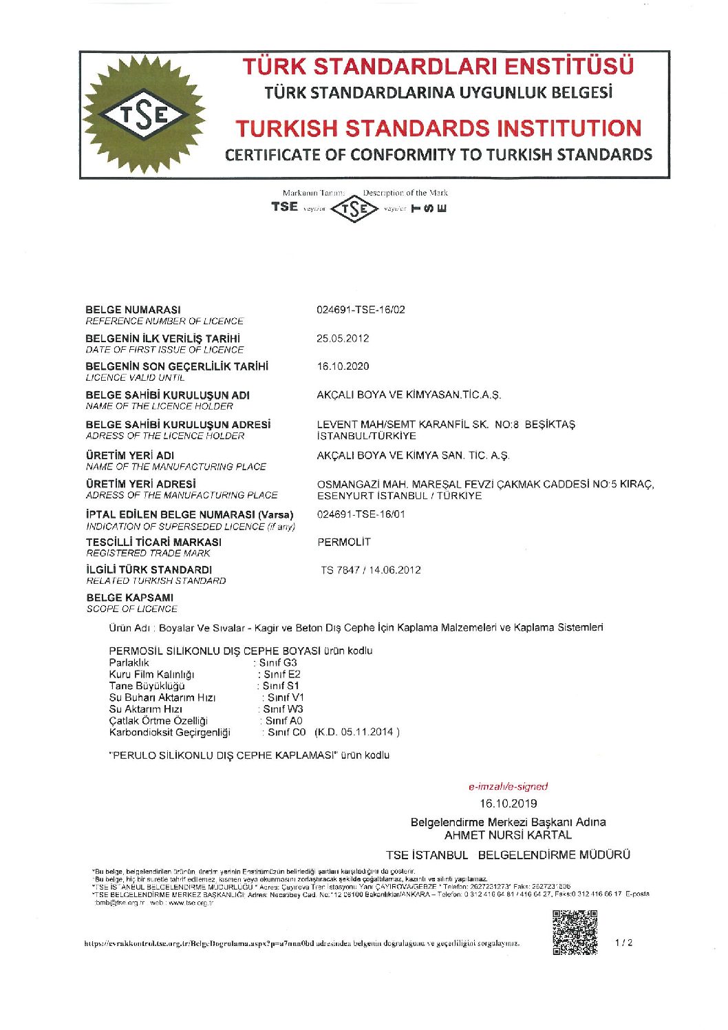 Permosil Dış Cephe – Permokot Dış Cephe Kaplaması – Permomax Silikonlu – Perulo Dış Cephe Akrilik