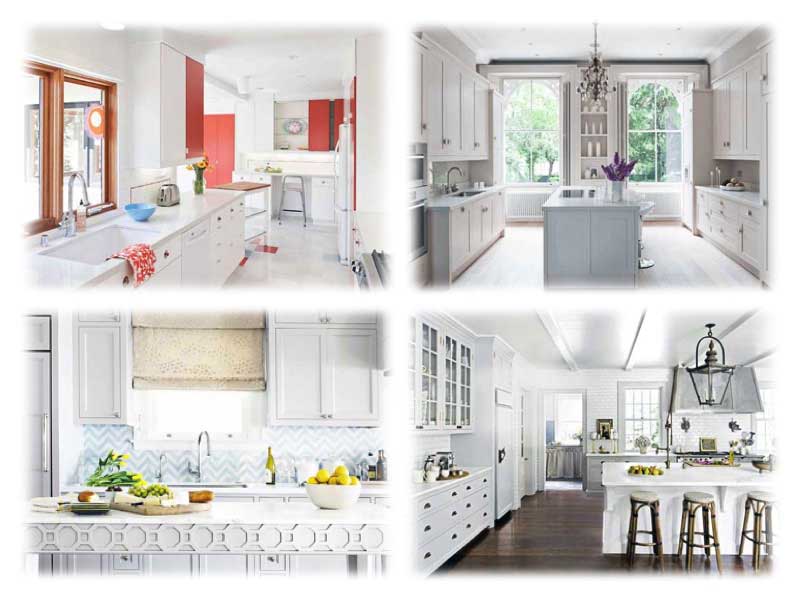 BEMBEYAZ MUTFAKLAR Beyaz mutfak tasarımları