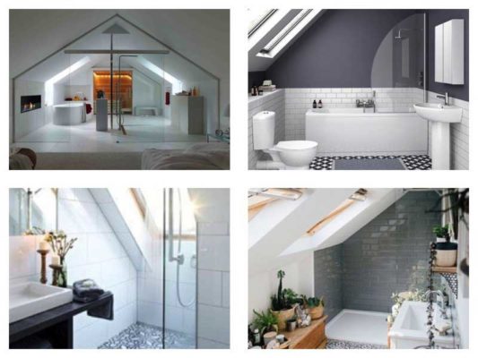 Çatı Katı Banyo Dekorasyonu