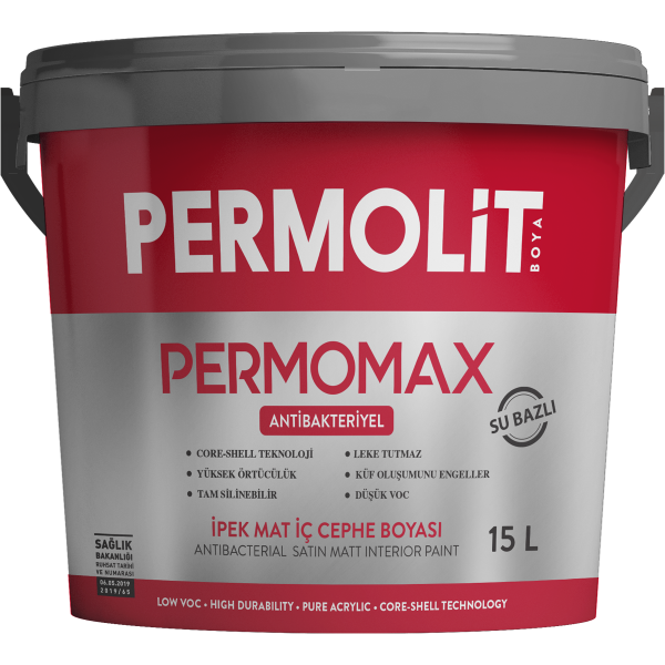 Permomax Antibacterial Satin Matt Interior Paint