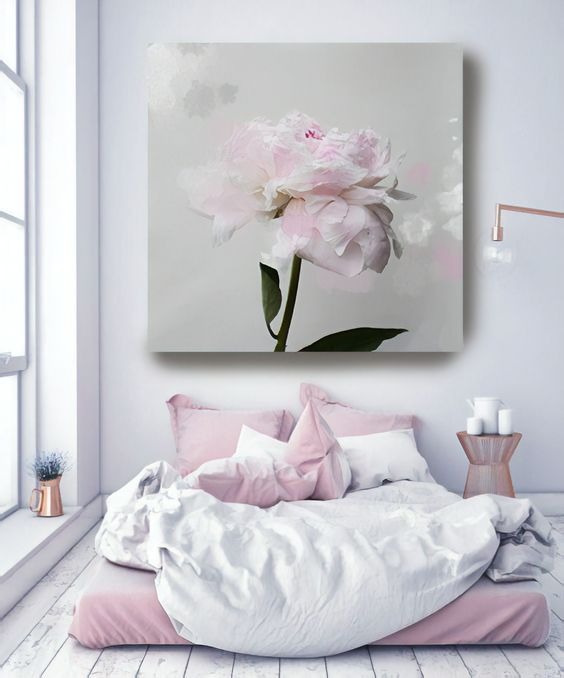 Çiçek Temalı Romantik Yatak Odası Modelleri PERMOLİT