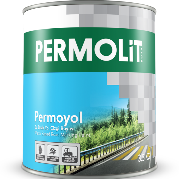 Permoyol Su Bazlı Yol Çizgi Boyası