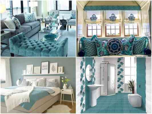 Aquamarine Rengi İle Ev Dekorasyonu