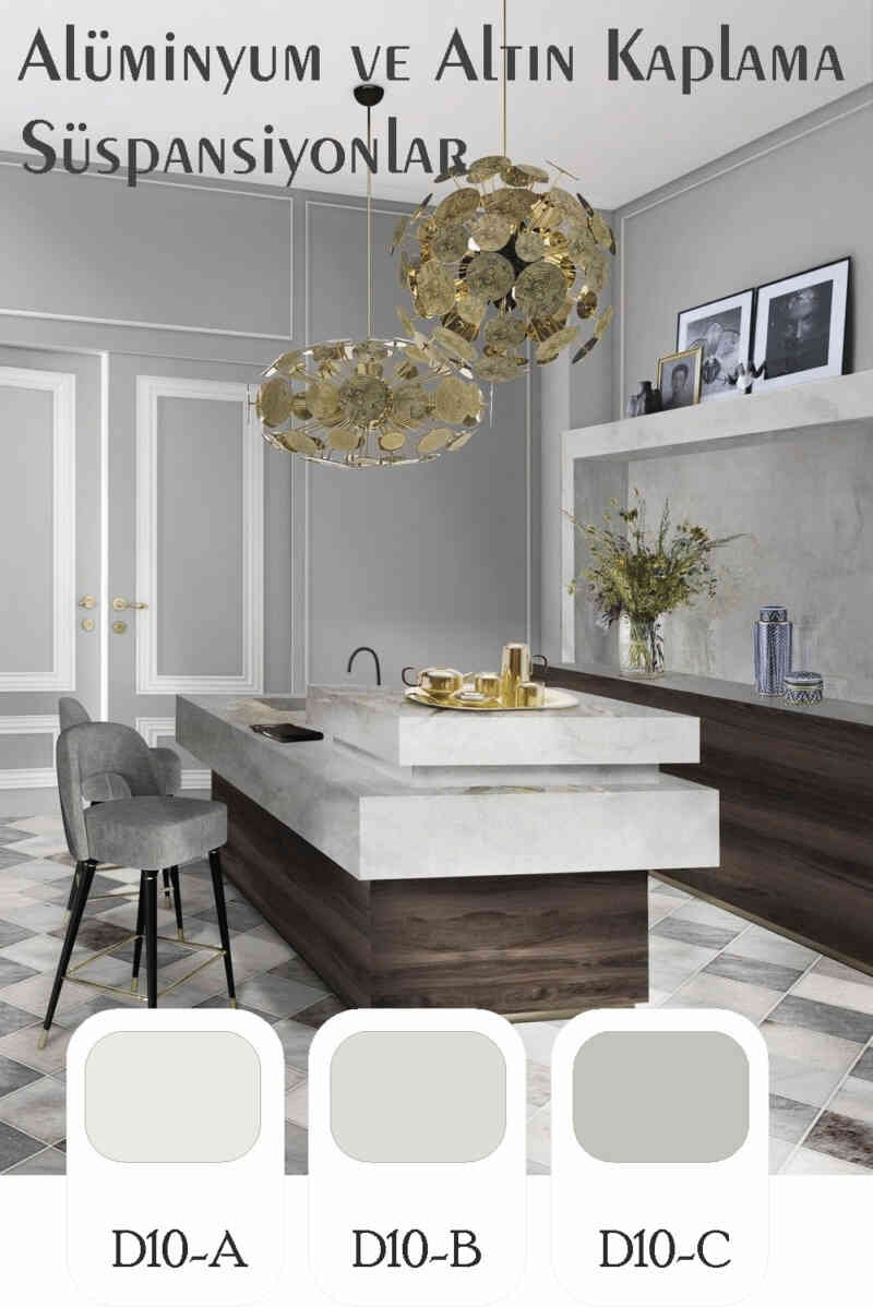 Alüminyum ve Altın Kaplama Süspansiyonlar