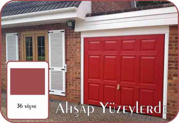 Ahşap Üzerine Emaye Boya Uygulaması
