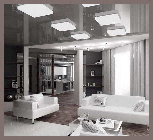 Aynalı streç tavanlar