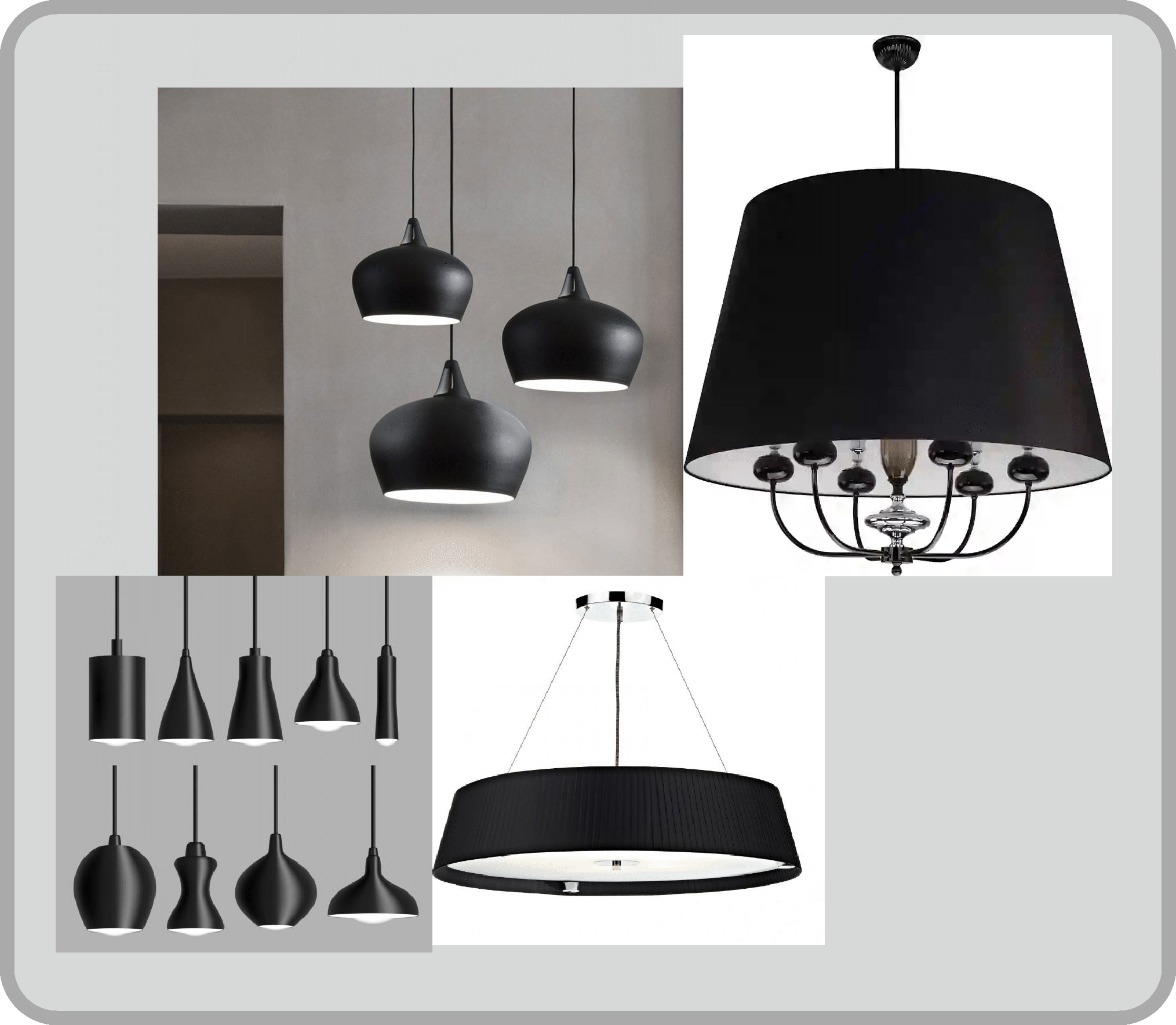 Siyah Tavan Armatürleri