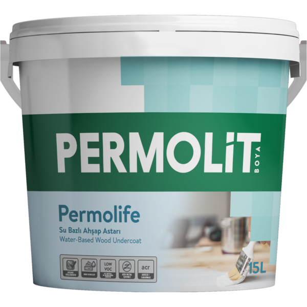 Permolife Su Bazlı Örtücü Ahşap Astarı